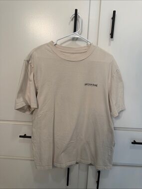 Aime Leon Dore Cream Logo Short-Sleeve Tee